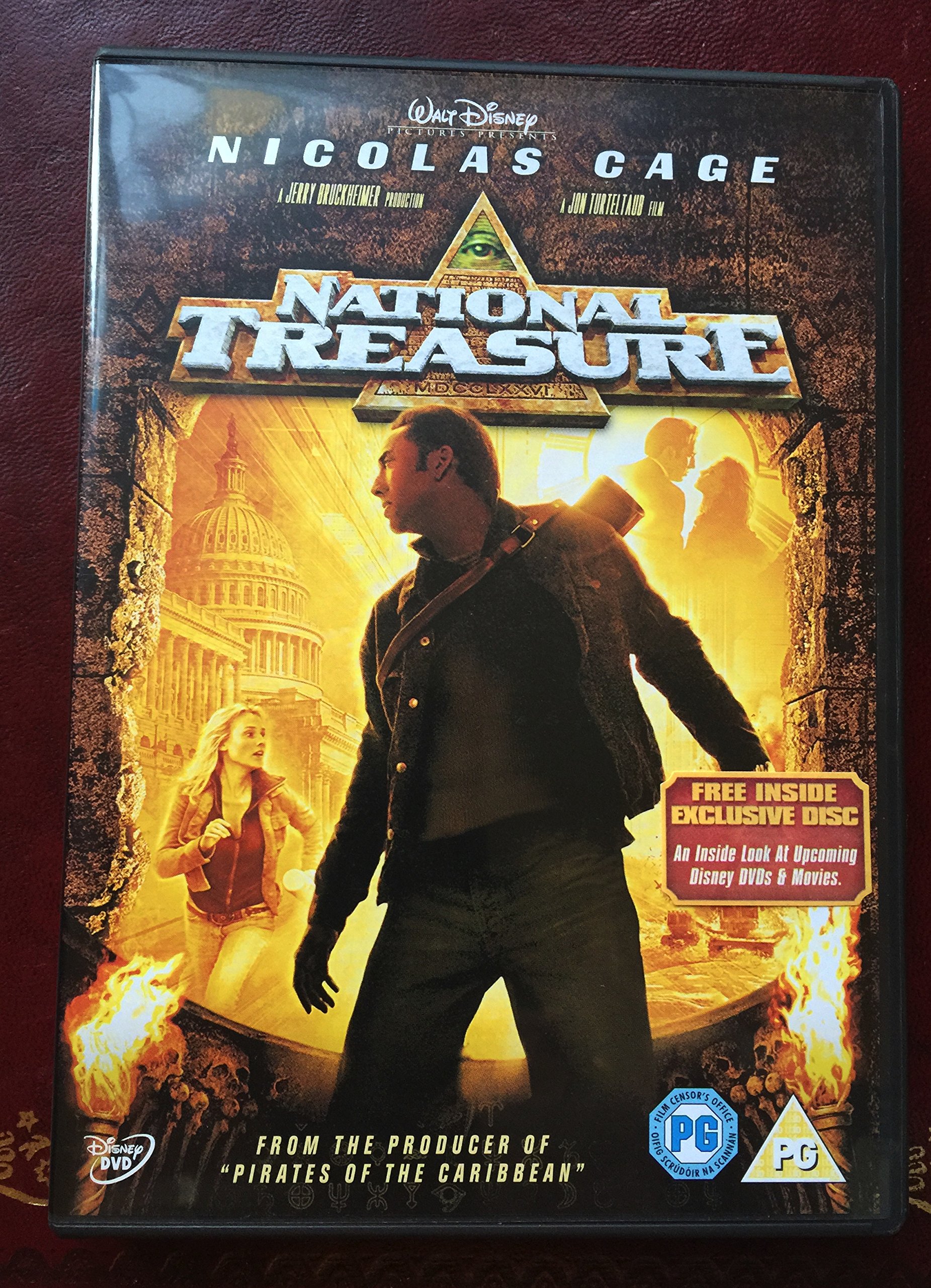 National Treasure [DVD] [2004]: Amazon.co.uk: Nicolas Cage, Harvey